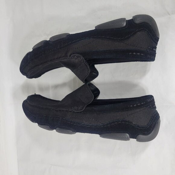 Mark Nason Skechers Loafers Men Size 7.5 Black Canvas Memory Foam Slip On Casual - Picture 4 of 10